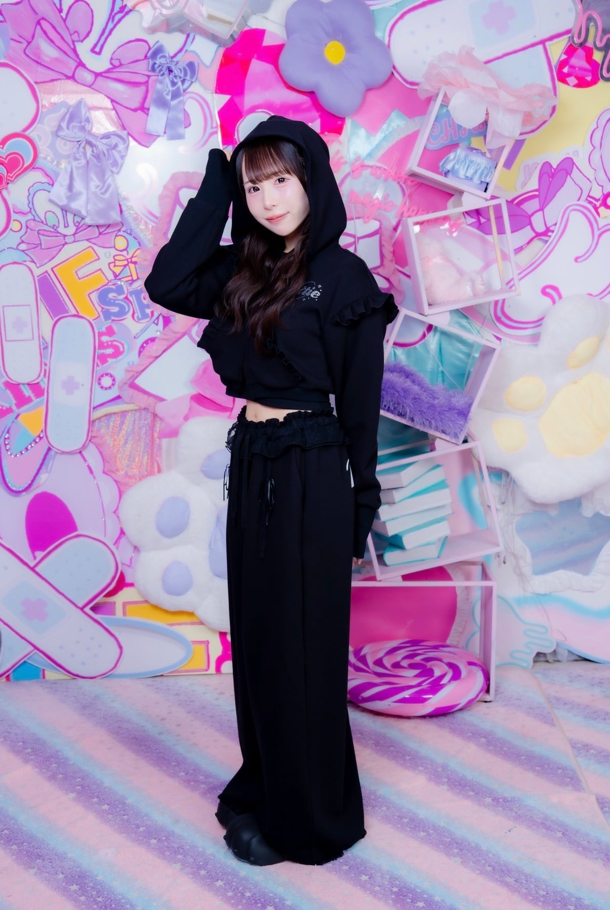 Kitten Frill Zip Hoodie【10月中旬発送】