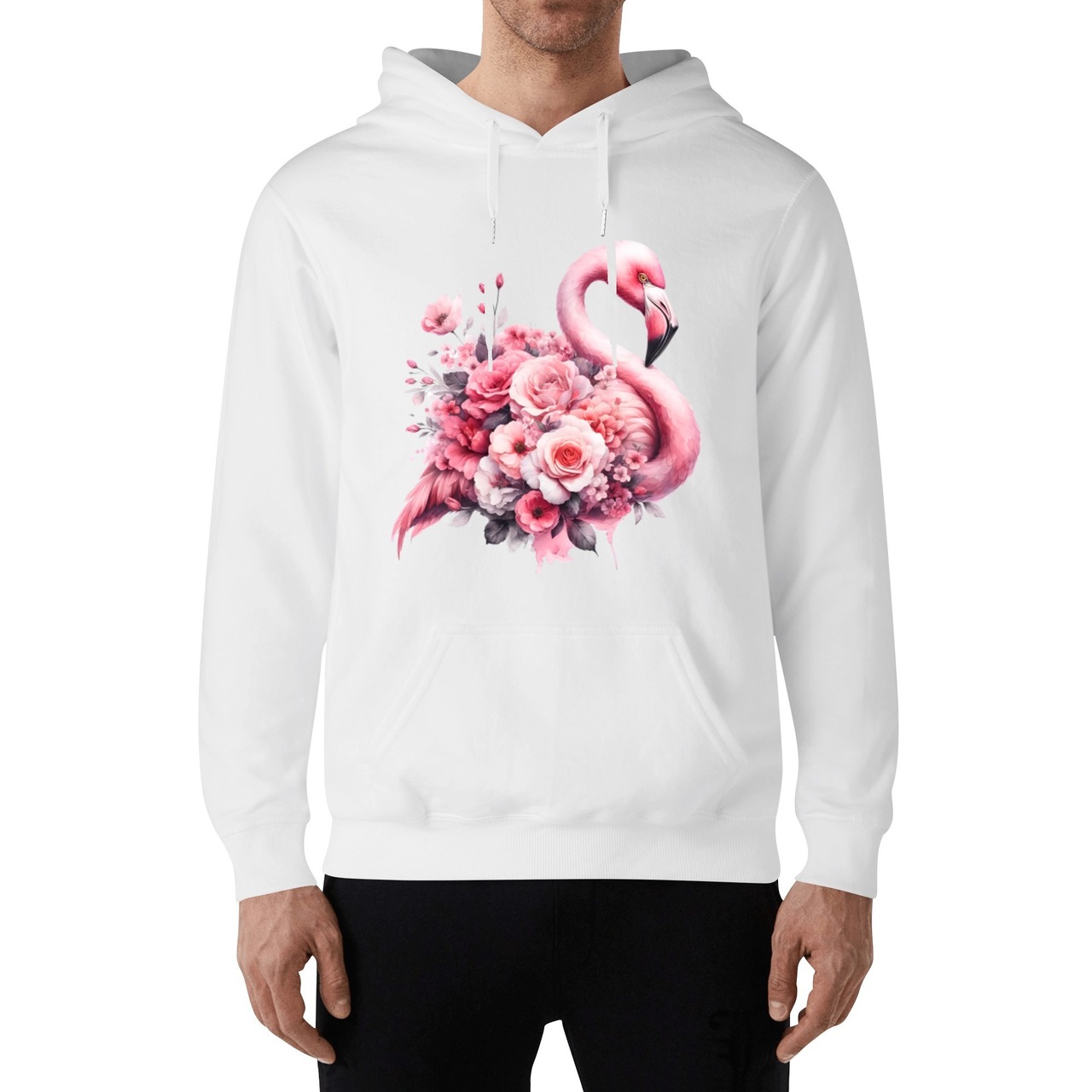 Unisex Front & Back Printing Cotton Hoodie FL 4803