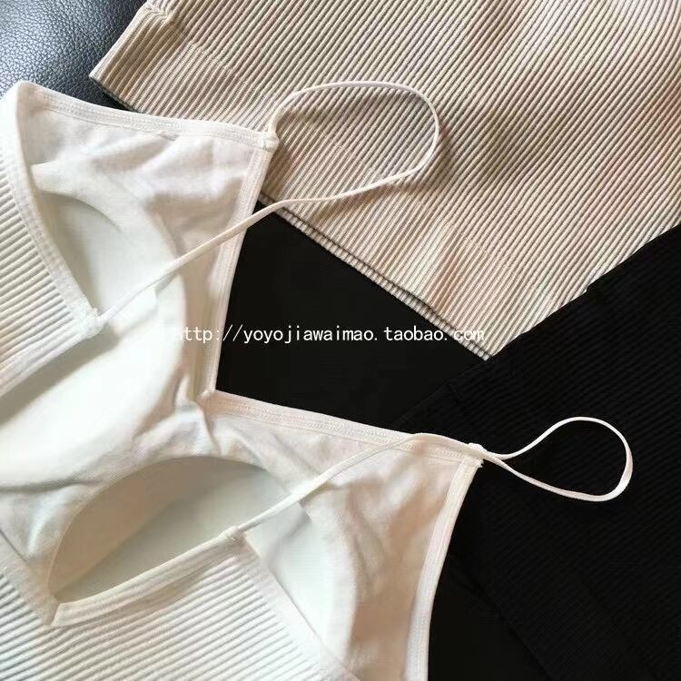 細ストラップ　リブブラトップ　AJ1040-1935