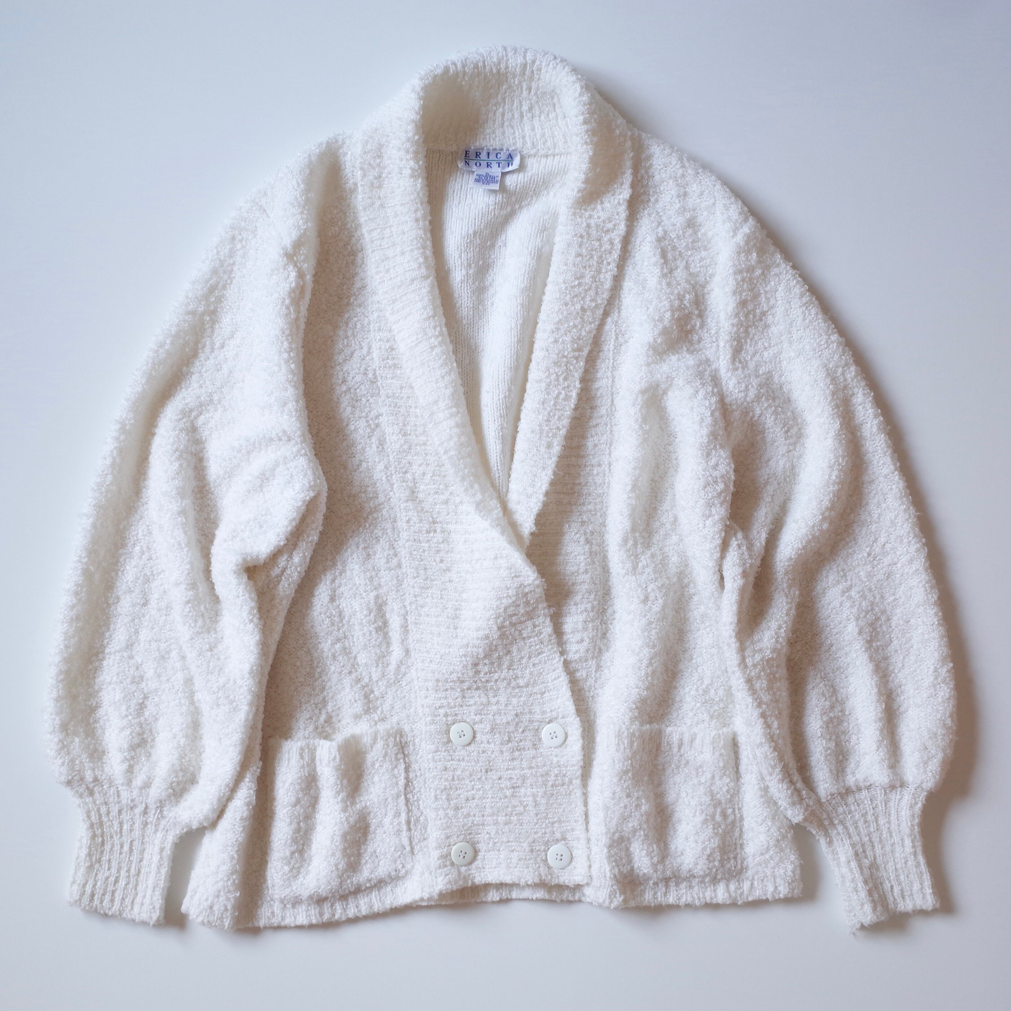 Acryl knit cardigan