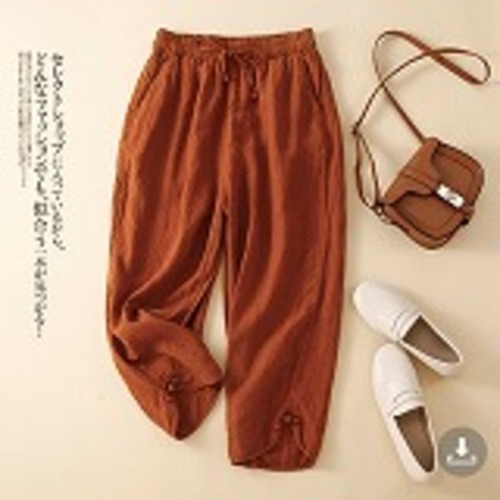 【春夏新作】ファッションパンツ♪ブラック/グリーン/ブラウン3色展開◆#secmhn-294957