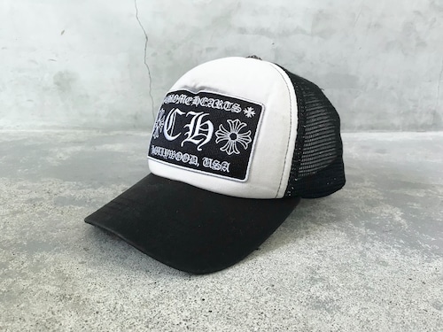 Chrome Hearts Trucker Cap BLACK/WHITE MADE IN USA