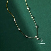 ミニマルフラワーネックレス