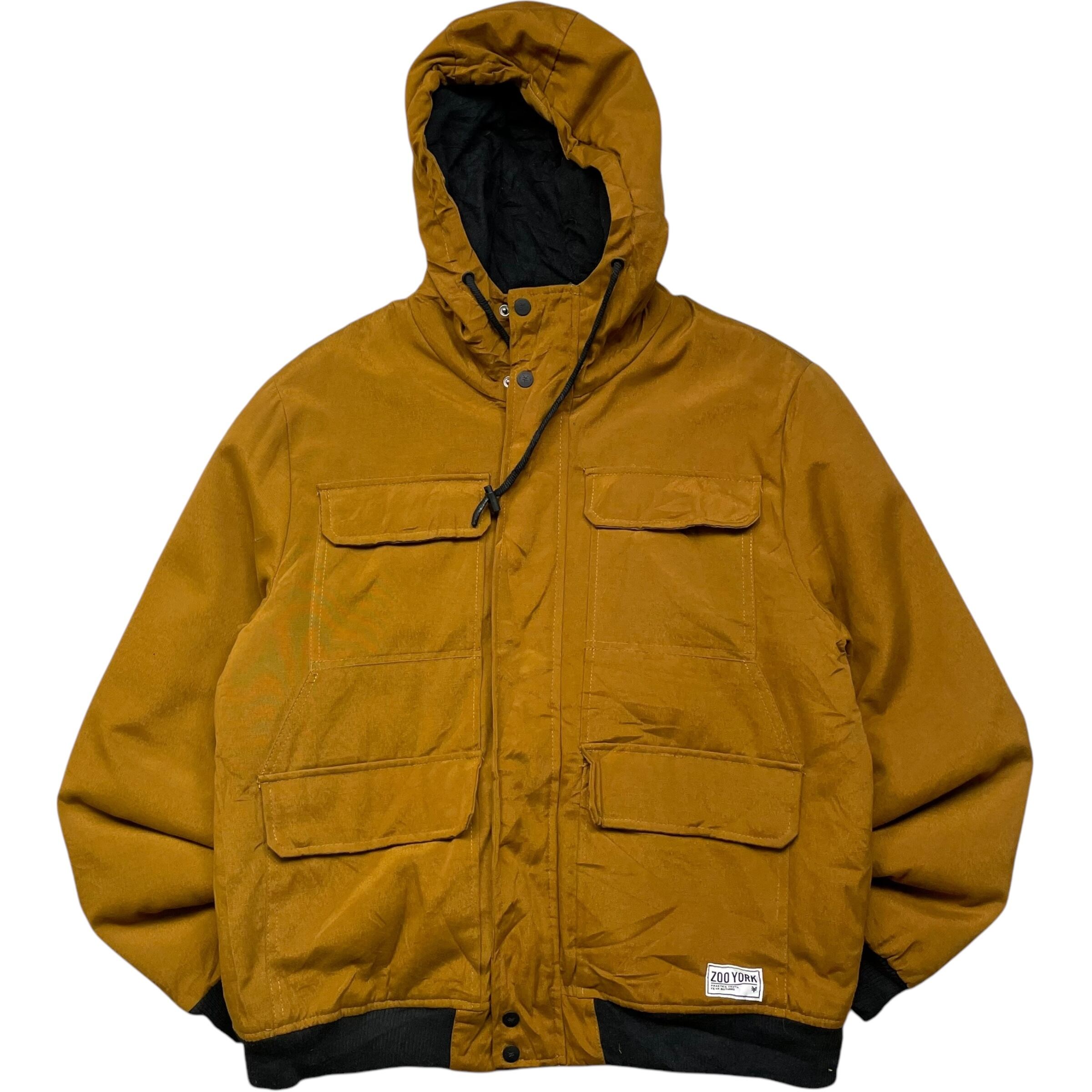 《L》 ZOO YORK マウンテンパーカー ブラウン 無地 no.5744