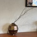 木製花器　アンティークゴールド