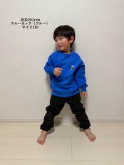 KIDS  クルーネックプルオーバーLEONoriginal　レッド