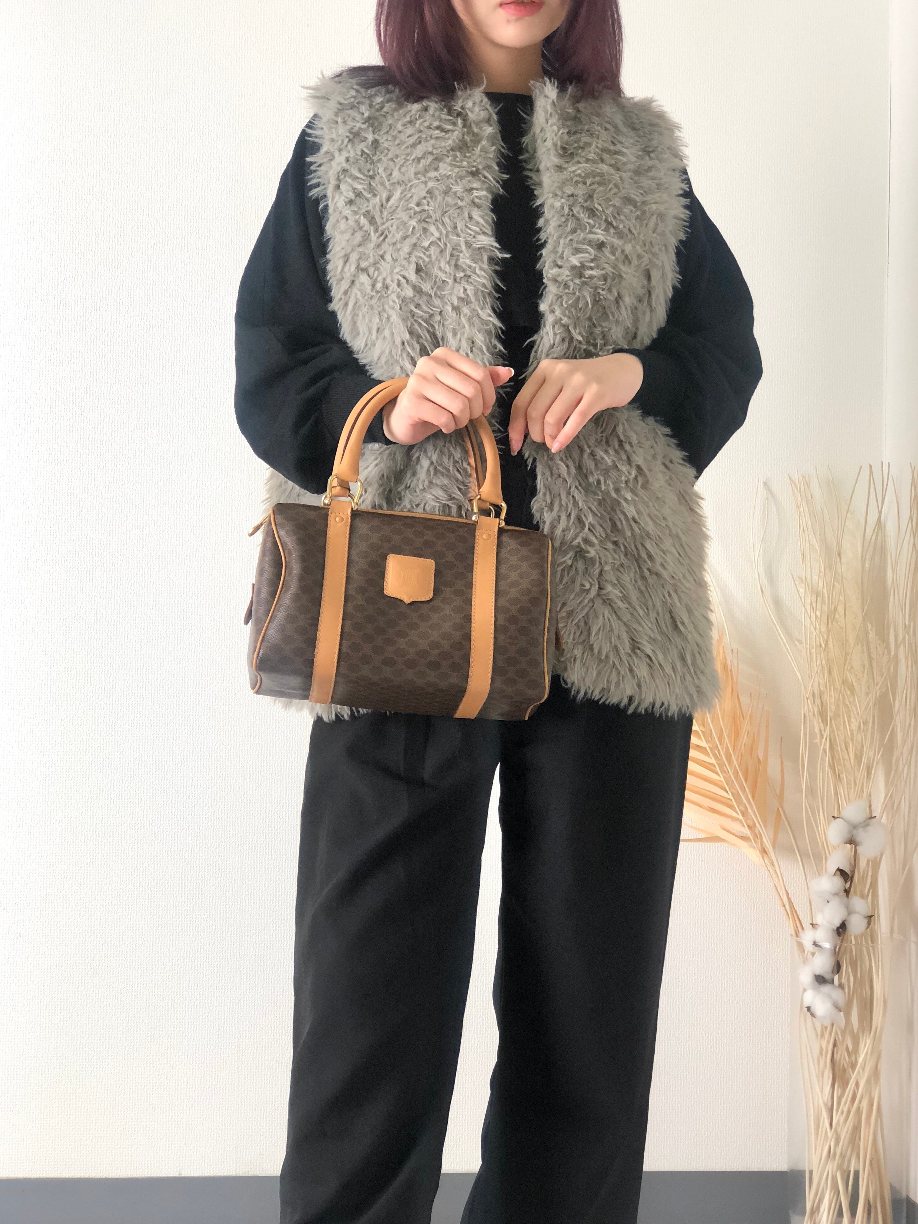 CELINE セリーヌ マカダムブラゾン ブラウン ドラム 筒型 ハンドバッグ 楽天市場】セリーヌ CELINE ヴィンテージ マカダム 筒形