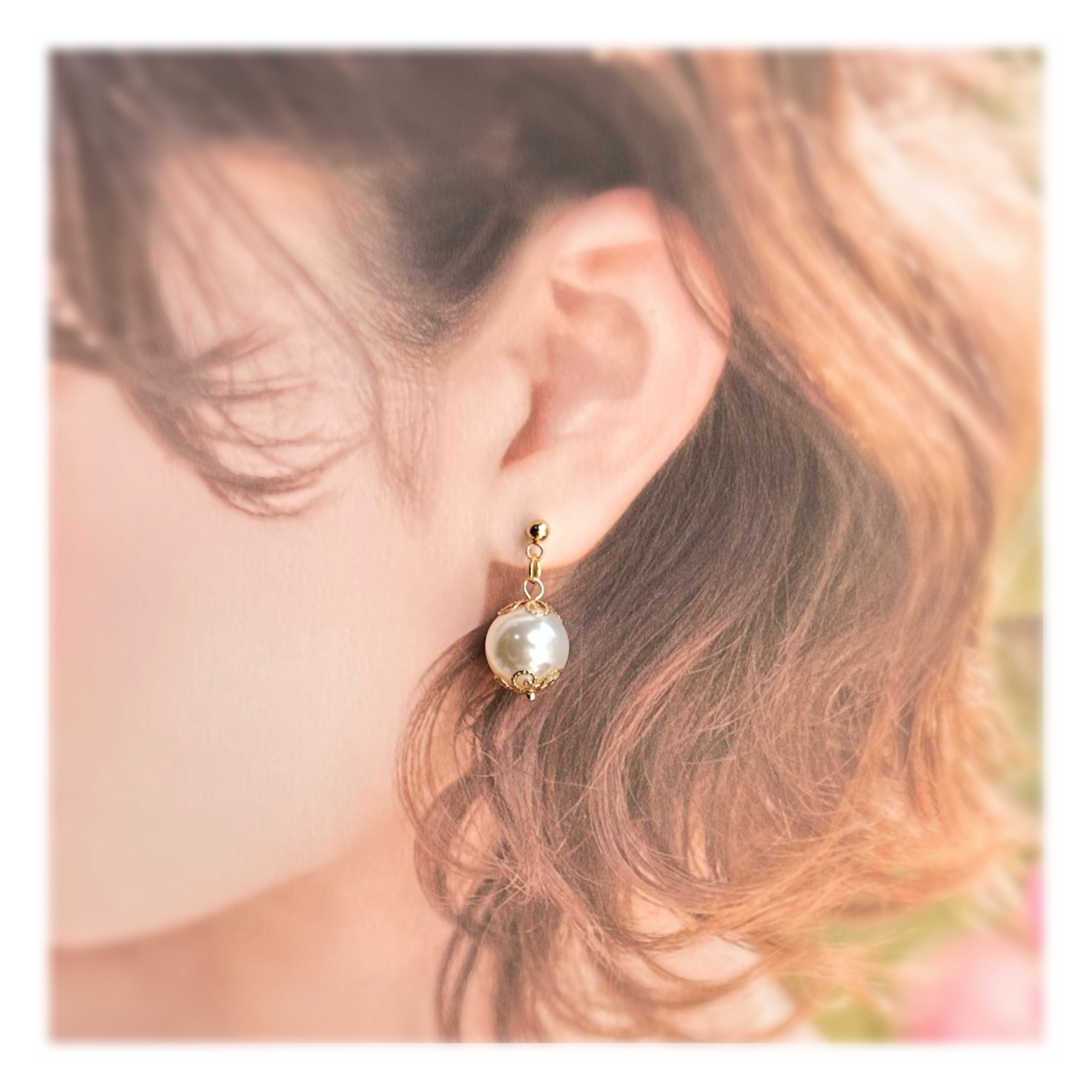 ハンドメイドピアス♡♡ - アクセサリー