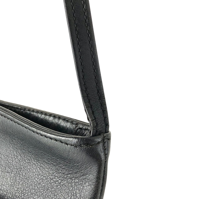 LOEWE ロエベ ショルダーバッグ ブラック アナグラム レザー ミニバッグ vintage ヴィンテージ オールド mhm7g5