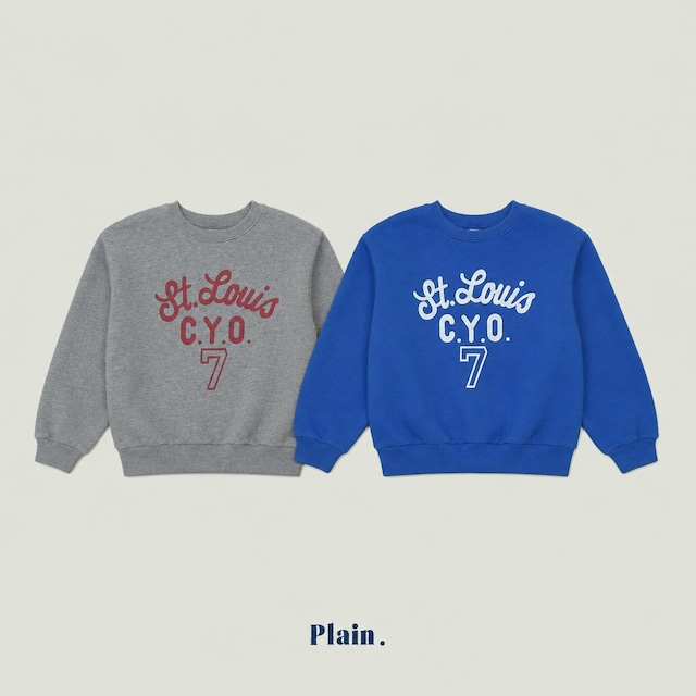 【取寄】plain|louis sweatshirt|ルイススウェット|XS-XL|kids|26 autumn