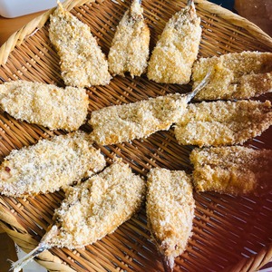 【四毒抜き揚げないイワシのカリカリパン粉焼き】真空冷凍