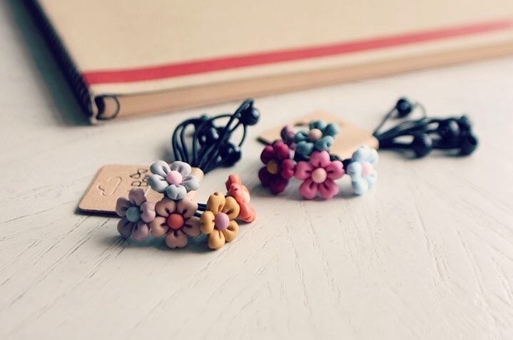 【即納】5点セットお花ヘアゴム(3回目再入荷)