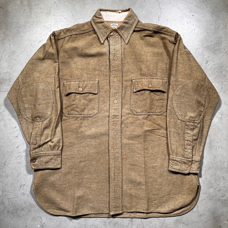 60's レア vintage ウールプルオーバーシャツ - シャツ