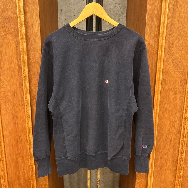 1990s CHAMPION REVERSE WEAVE NAVY SOLID SWEAT SHIRT⑧