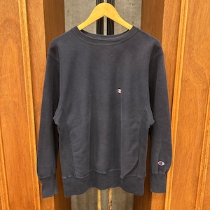 1990s CHAMPION REVERSE WEAVE NAVY SOLID SWEAT SHIRT⑧