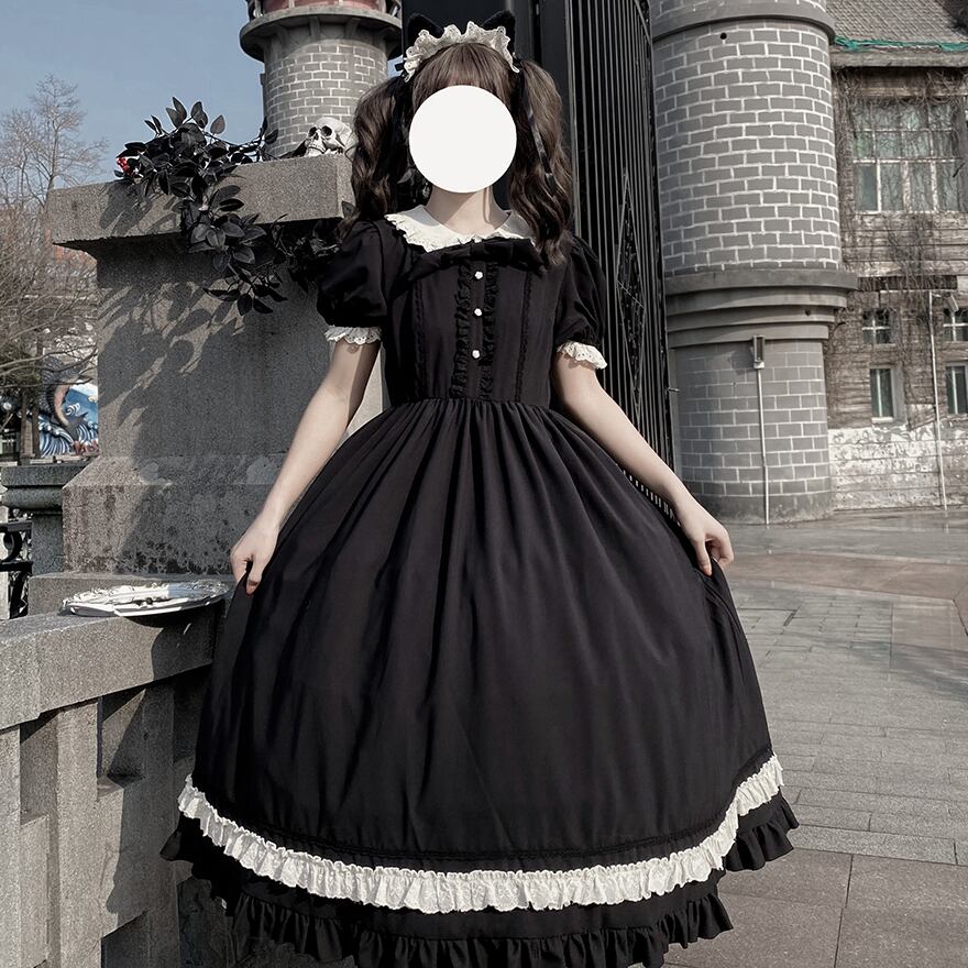 クラロリ クラシカル控えめメイドエプロン 英国×ヴィクトリアン｜WithU