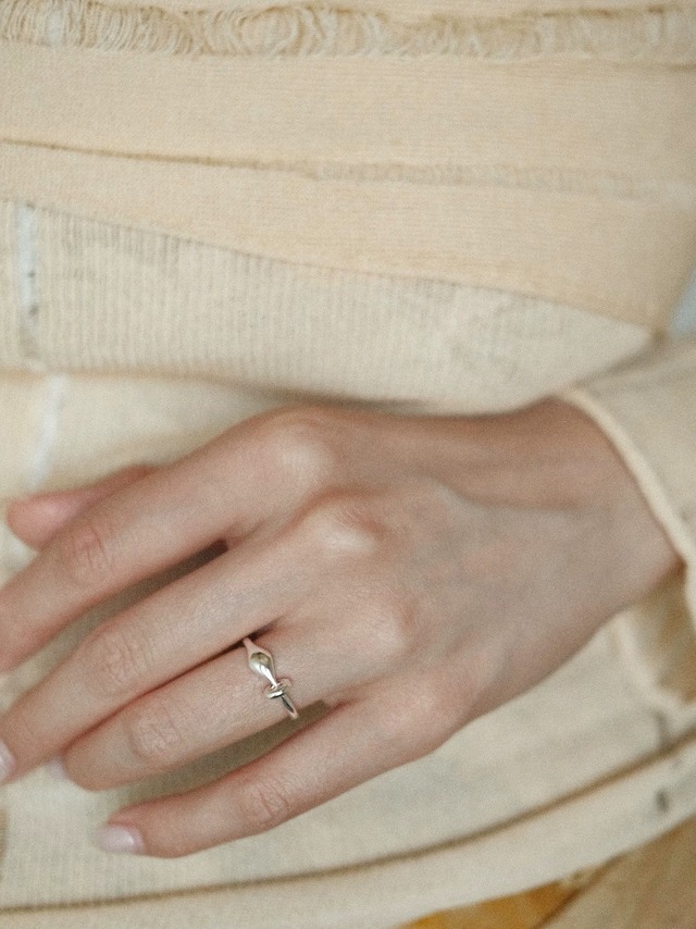 S925 2WAY dolphin ring (R35)