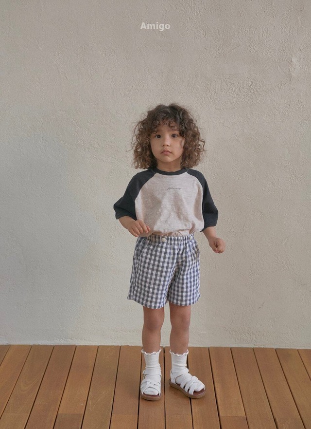 予約⌇amigo / Check suspender pants