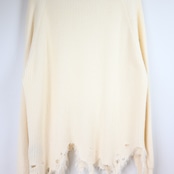 Leh / GANKO別注×damage waffle L/S sweater