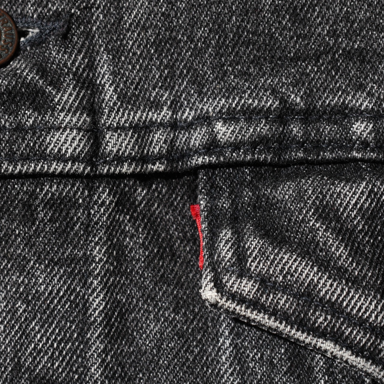 極美品 M 89年 70507-4858 先染めブラック デニムジャケット Levi’s リーバイス