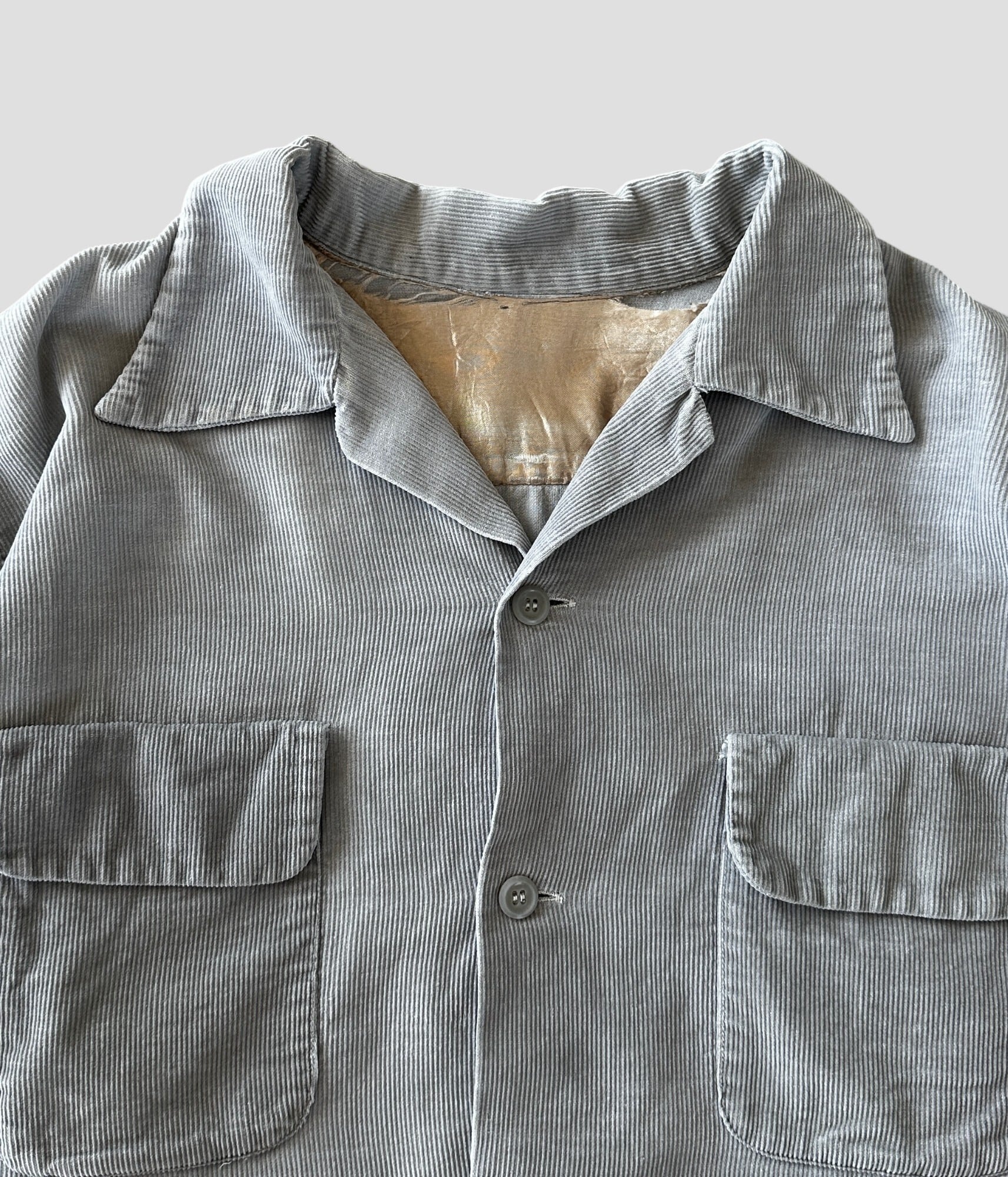 Vintage 50s Opencollar Corduroy Shirt | BEGGARS BANQUET公式 Vintage 50s Opencollar Corduroy Shirt | BEGGARS BANQUET公式