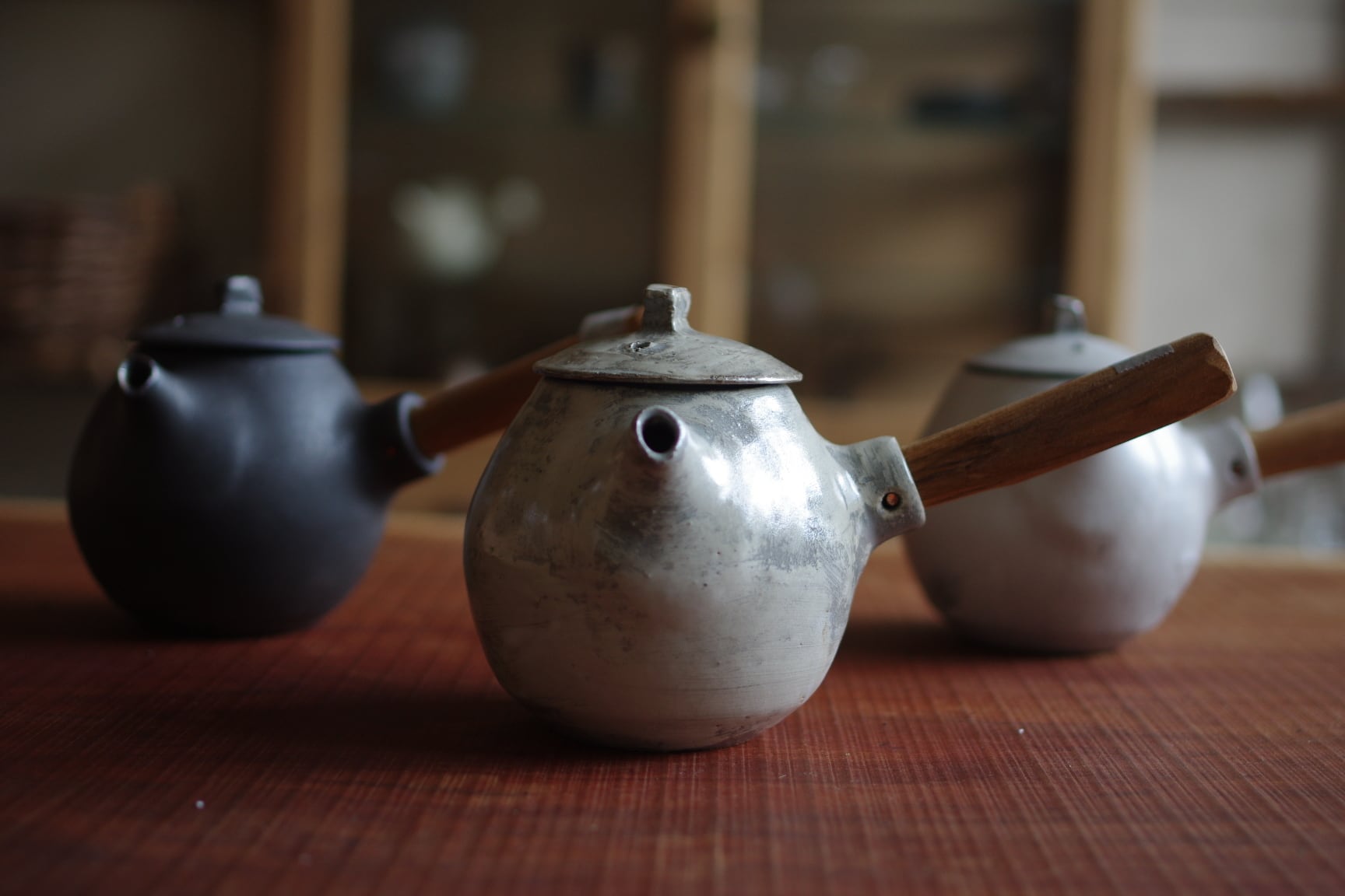 急須 しずく 土マット① 馬場勝文 | 茶屋すずわ