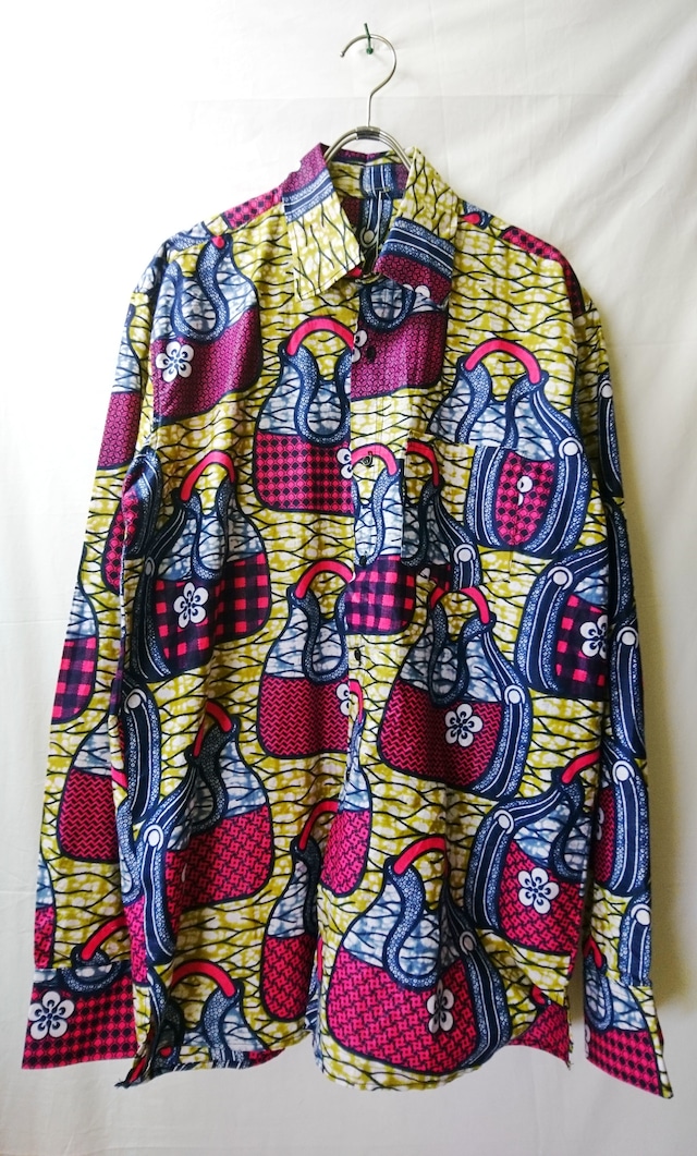 [L] AFRICAN BATIK SHIRT