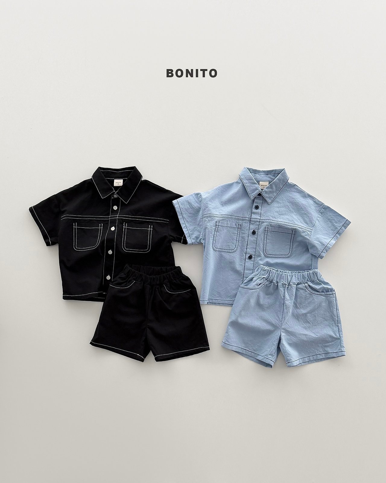 [BONITO] Two-Pocket Linen Set-up / [보니토] 투포켓린넨세트