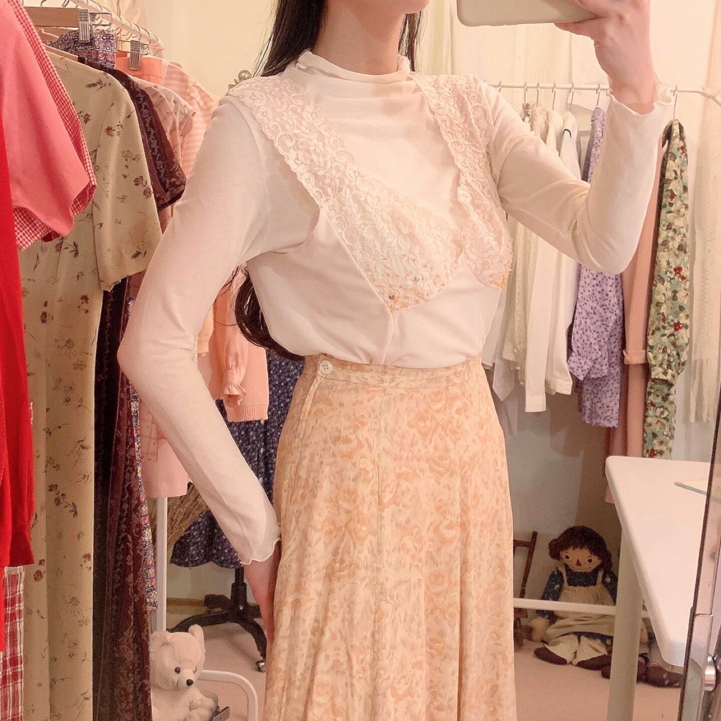 remake : piece of orange hives camisole