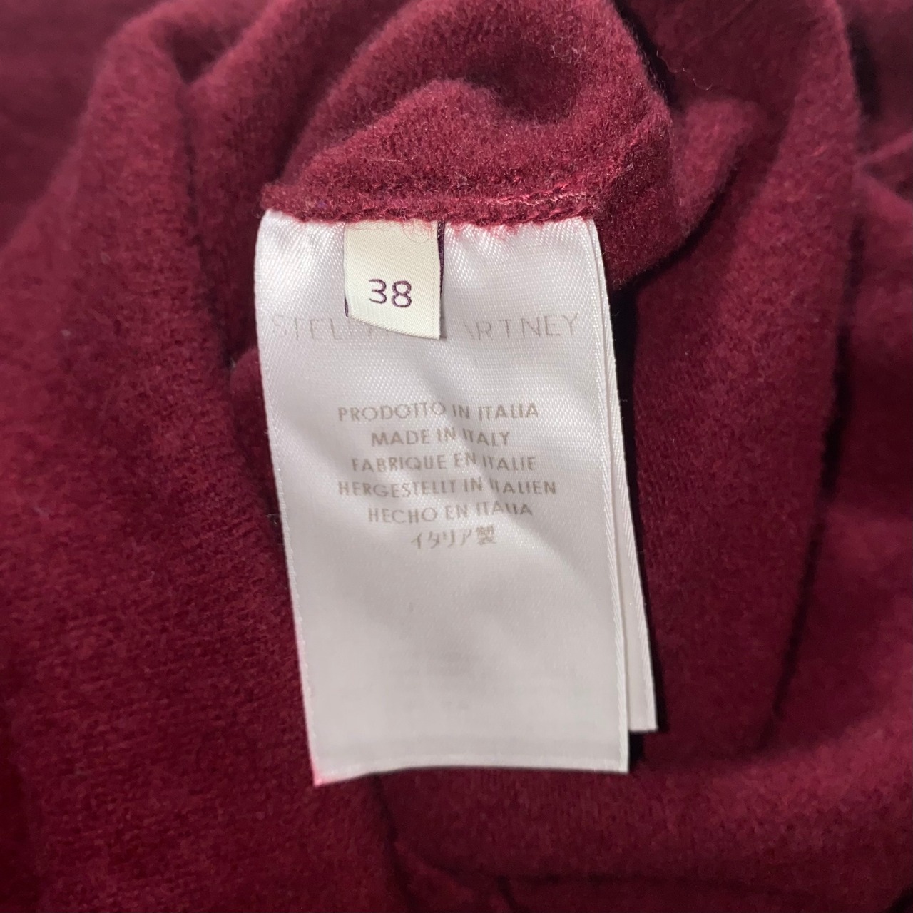 STELLA McCARTNEY woven knit sweater