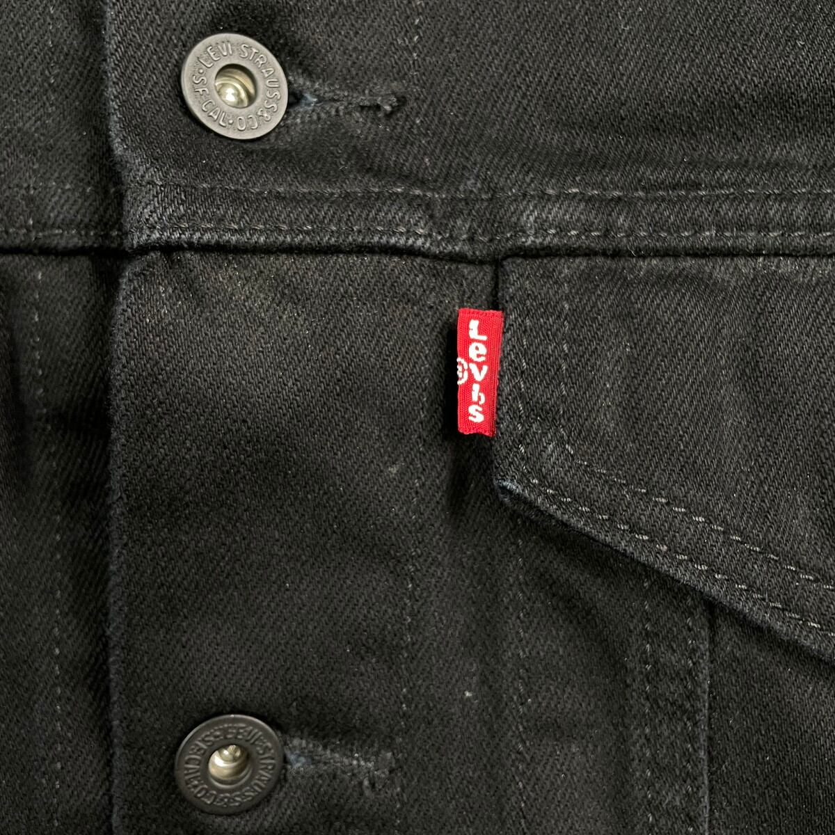 Levi's リーバイス ブラックデニムジャケット メンズM 古着 アメカジ G