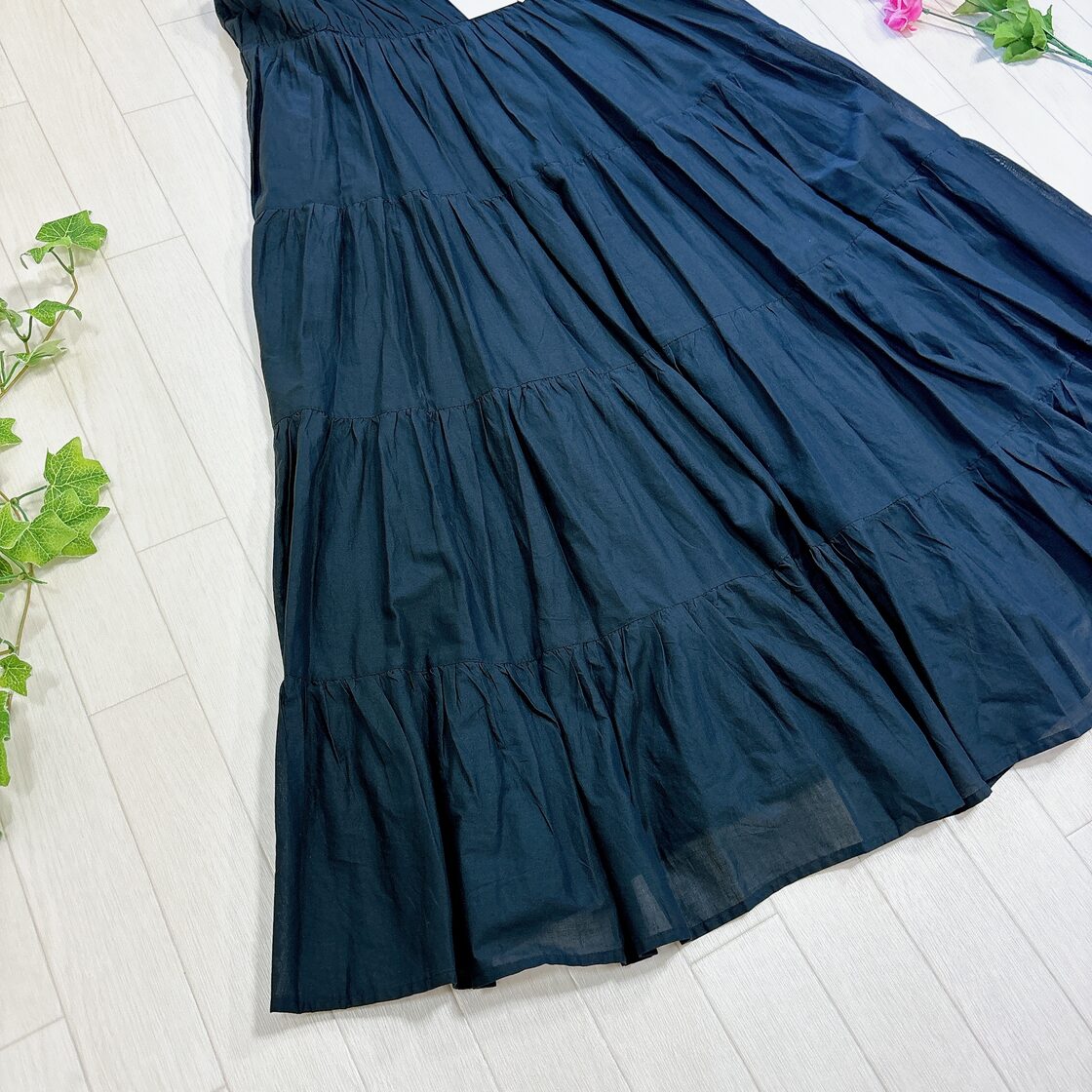 新品 タグ付き Merlette マーレット FLOR ドレス ティアード ロング 