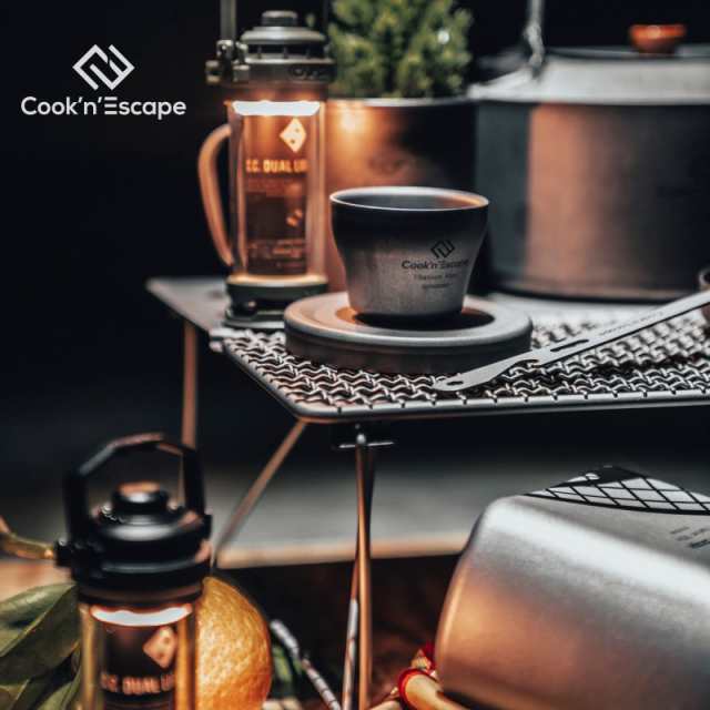 Cook'n'Escapeクックンエスケープ】チタンおちょこペアセット 〈45