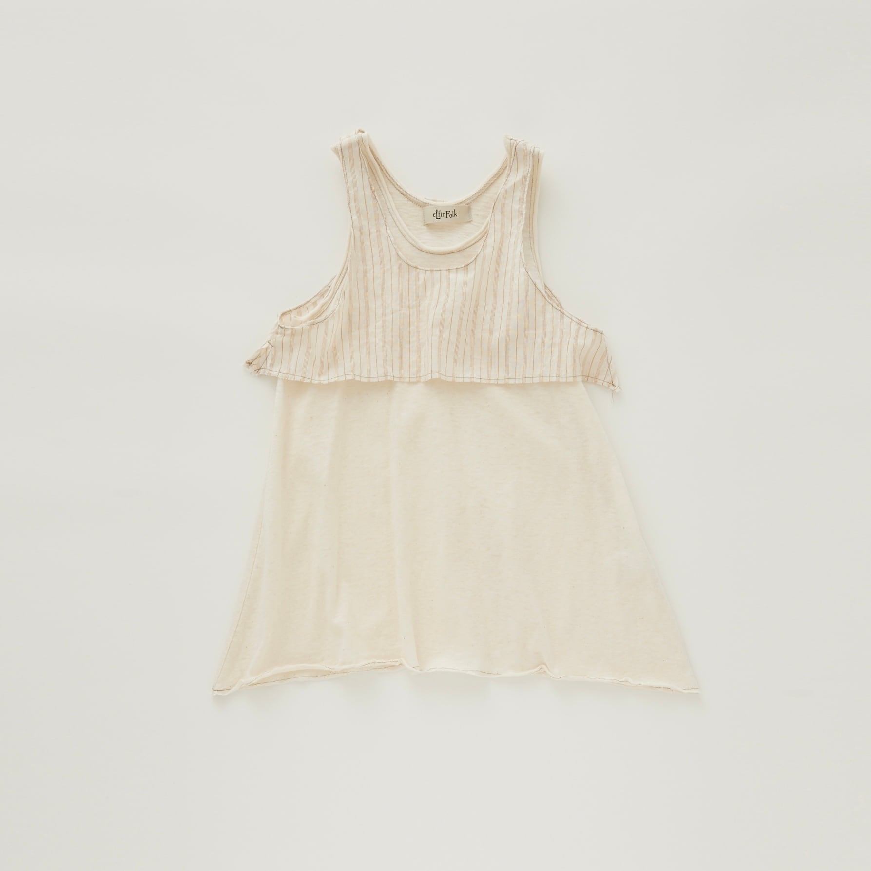 eLfinFolk(エルフィンフォルク)/ Grunge Tank top / ivory / 125cm