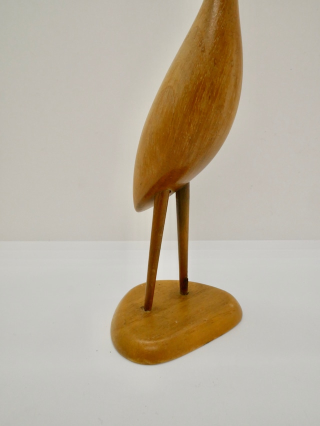 コピー：木製　鳥のオブジェ
