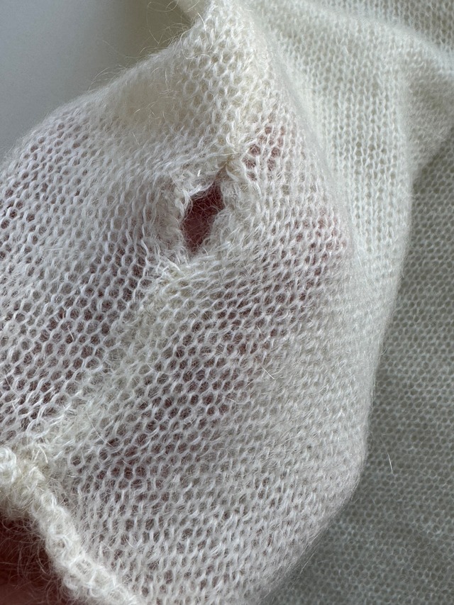 (予約) vegetable / Orb mohair knit 3color