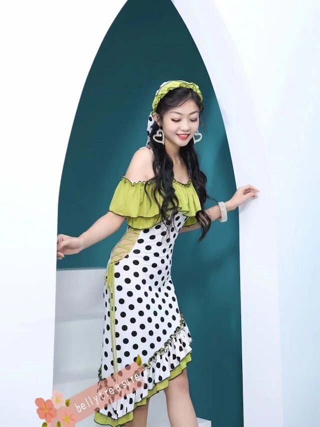 ミラーヤドレス 2カラー SANF A509-05 202111 | Belly Treasure®︎