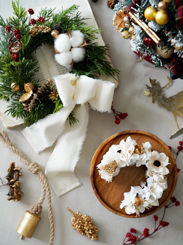 〈予約アイテム〉Drops Flower item - Christmas wreathe big (単品販売)