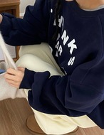 【新作5%OFF・3日間】裏起毛・Nothing Sweater_3colors