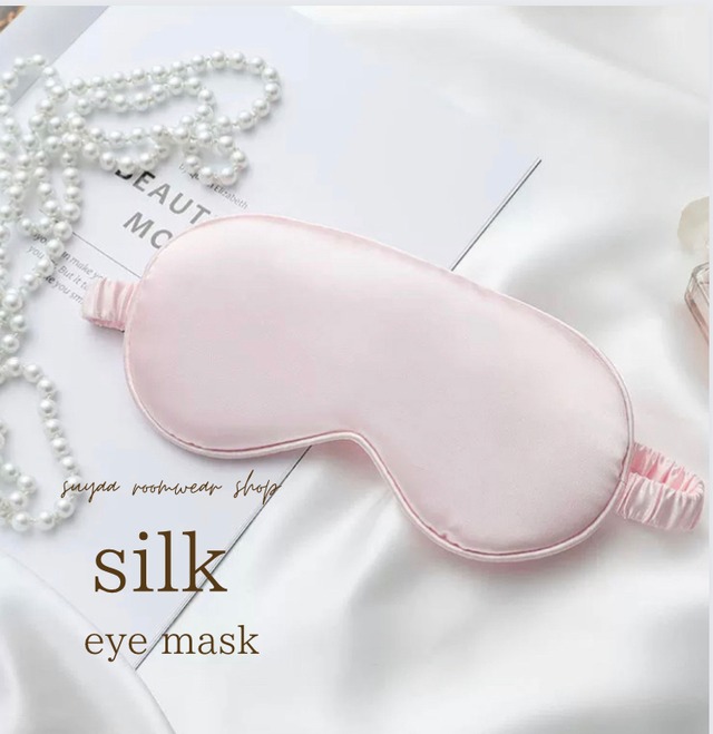 【5color】silk eye mask S128