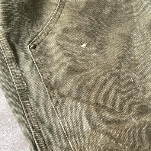 10s モスグリーン ダブルニー Carhartt B136 MOS 29×30 詳細写真14
