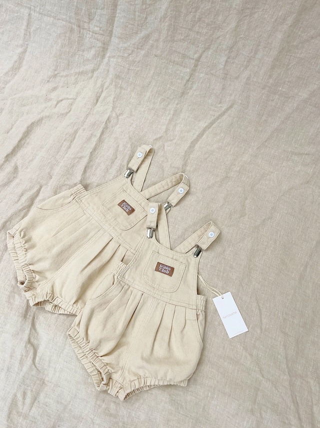 【TWIN COLLECTIVE】Bowie Bubble Romper - Natural Organic