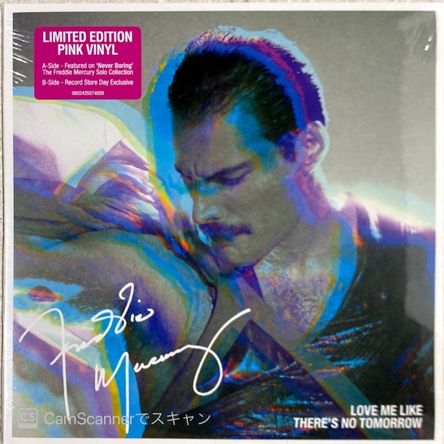 Freddie Mercury - Love Me Like There’s No Tomorrow　輸入盤アナログ盤（7インチ）