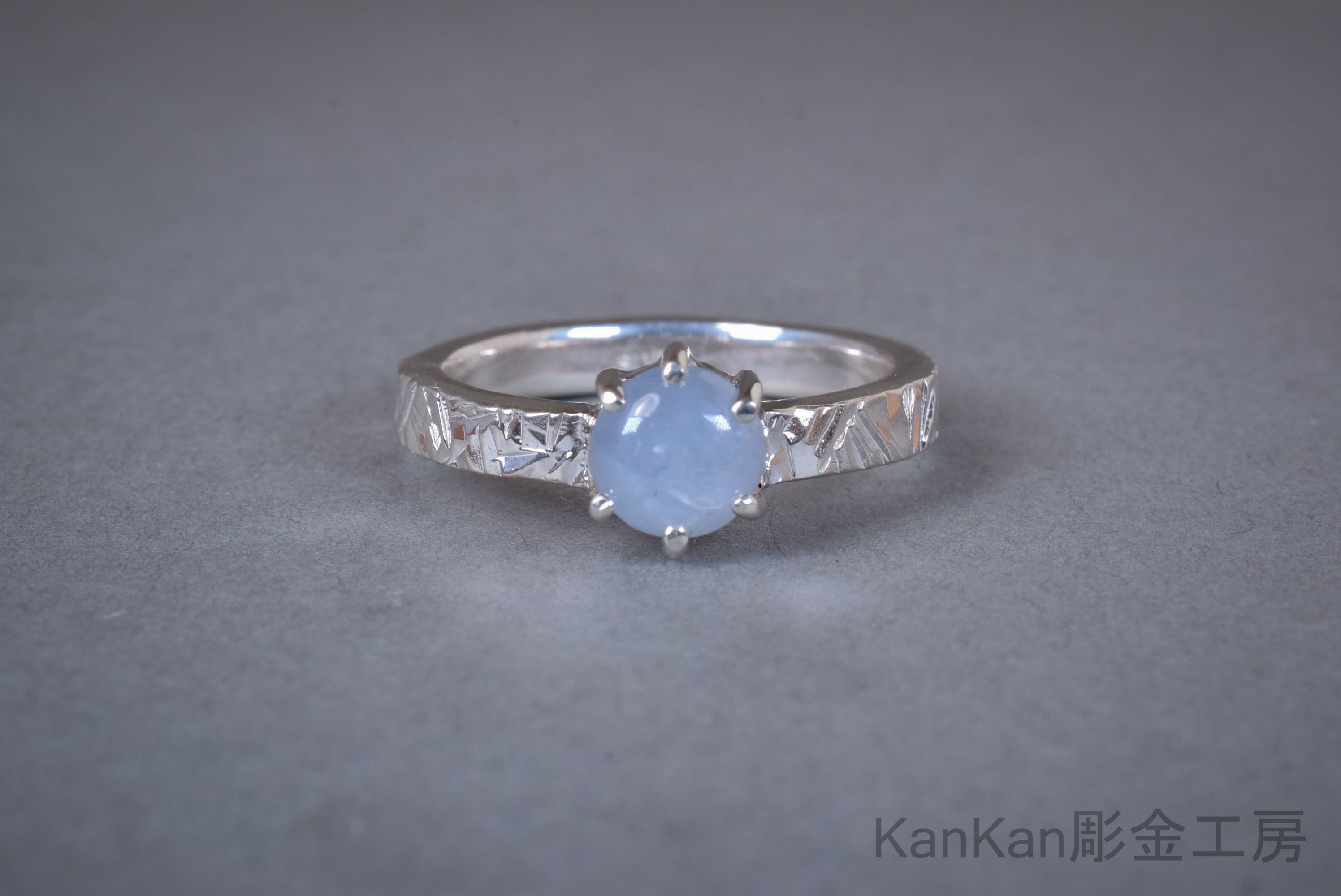 スターサファイアのリング