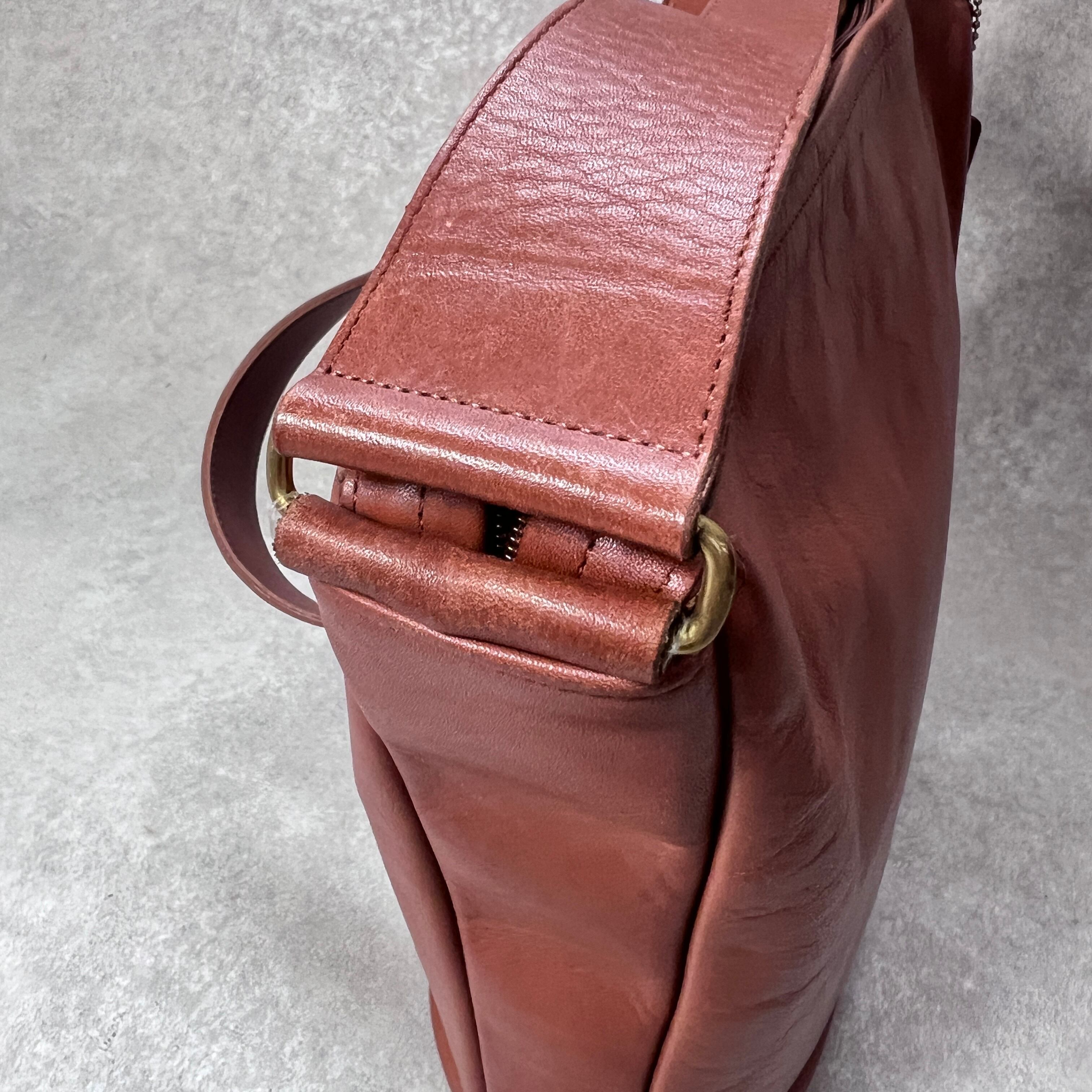 USED】COACH ショルダーバッグ《 80s USA製 オールドコーチ 4128 タン