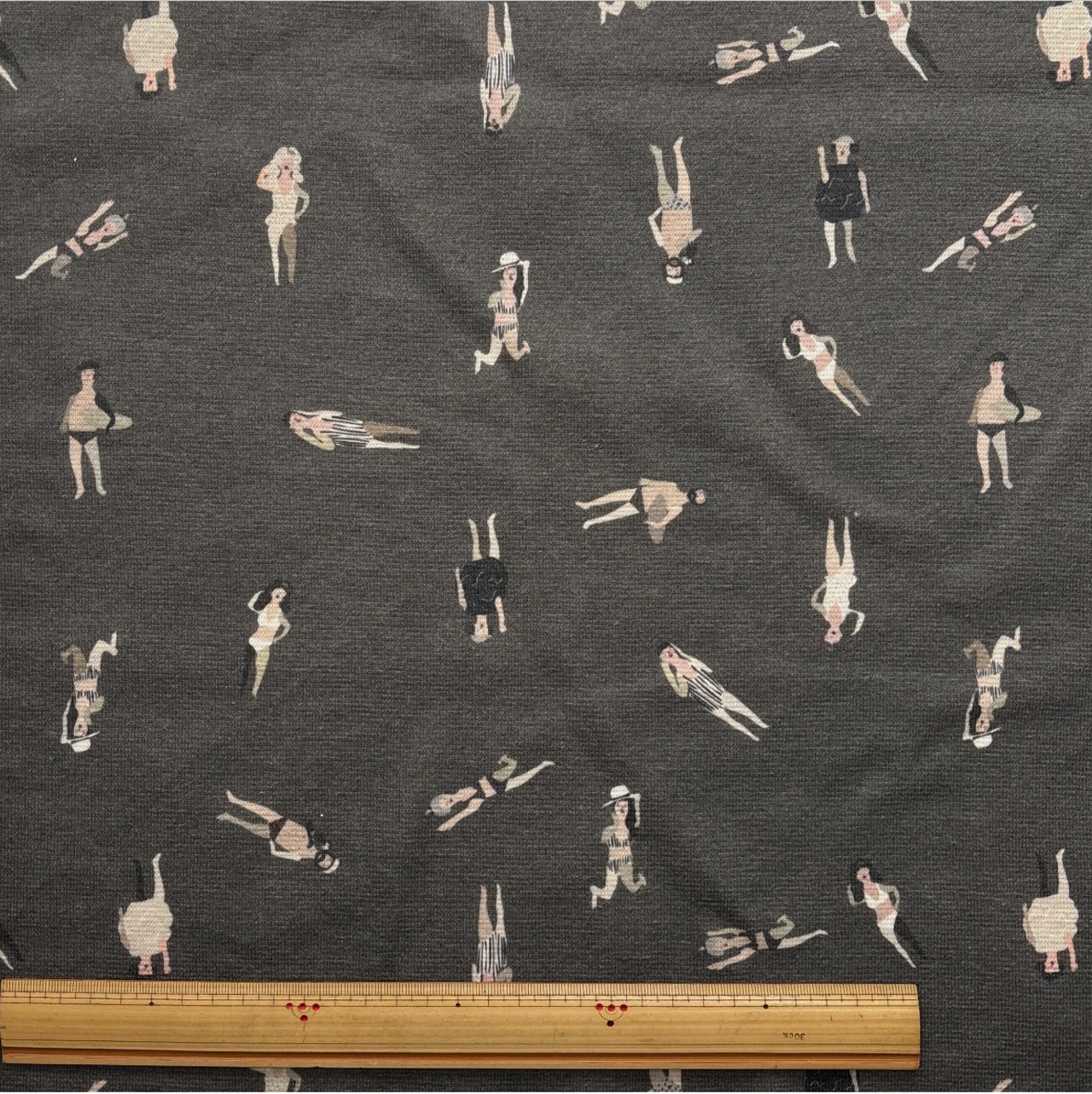 ★CT052◆オーダー50cm単位◆スパンフライスニット生地◆マレファブ◆ヒューマン