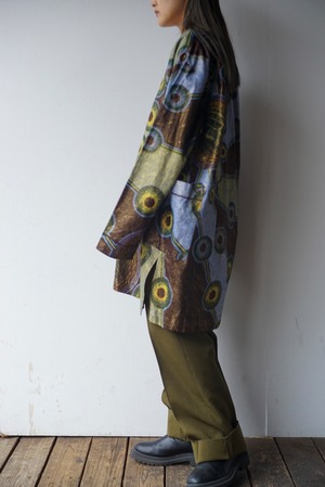 【monoya】african batik pullover