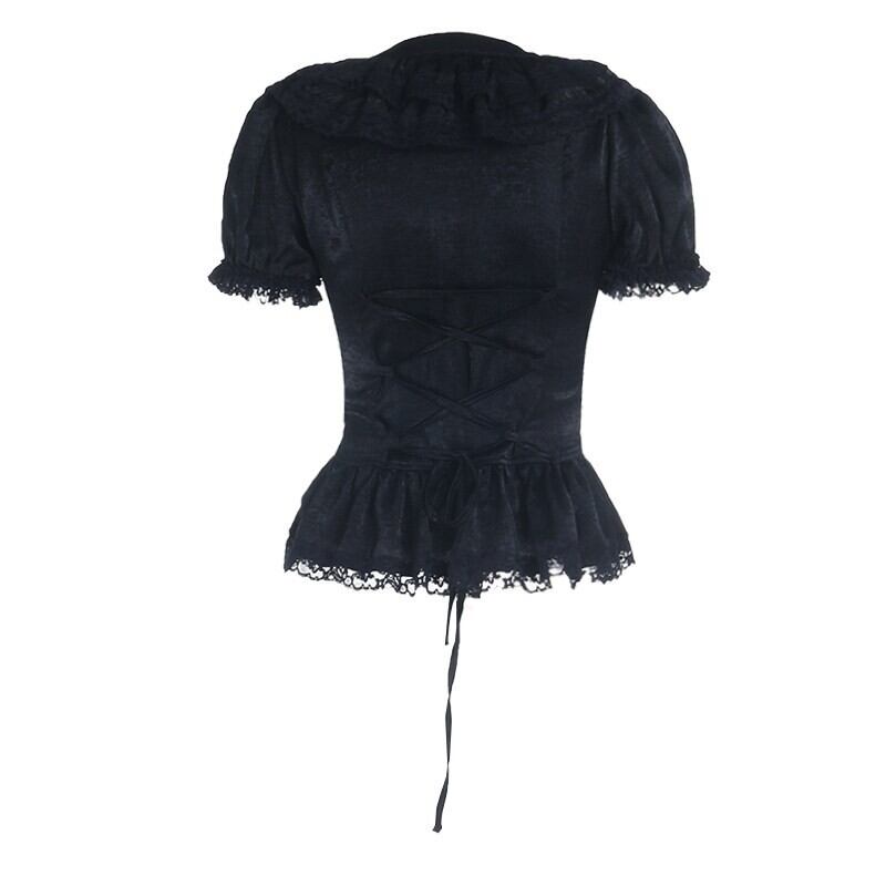 Victorian frill blouse r0202