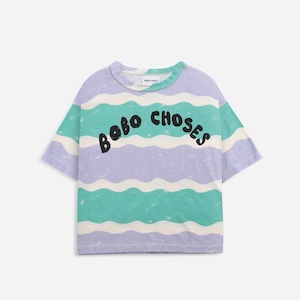 BOBO CHOSES /  Waves all over short sleeve T-shirt