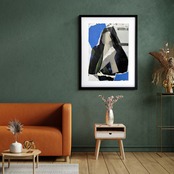 断片の私｜記憶と感情を呼び起こすコラージュアートポスター｜曖昧なアイデンティティを描く都会的デザイン｜A2ポスター